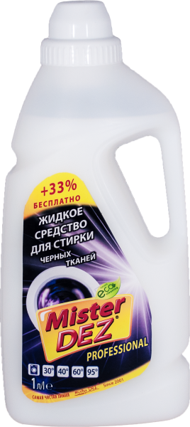 Mister Dez Eco-Cleaning Жидкое средство для стирки черных тканей 1000 мл БХ02974Е