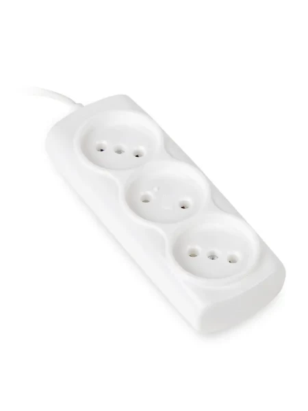 SBE-10-3-05-F Удлинитель Smartbuy 3р.Б/З 6A ШВВП 2x0.75 5.0м белый (1/50)