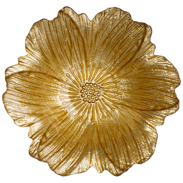 АКСАМ БЛЮДО "GOLDEN FLOWER" 21CM 339-367