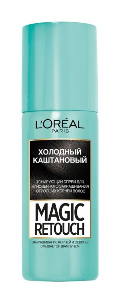 L'Oreal Magic Retouch Тон спрей для волос - 8 Холодный Каштан *1*6